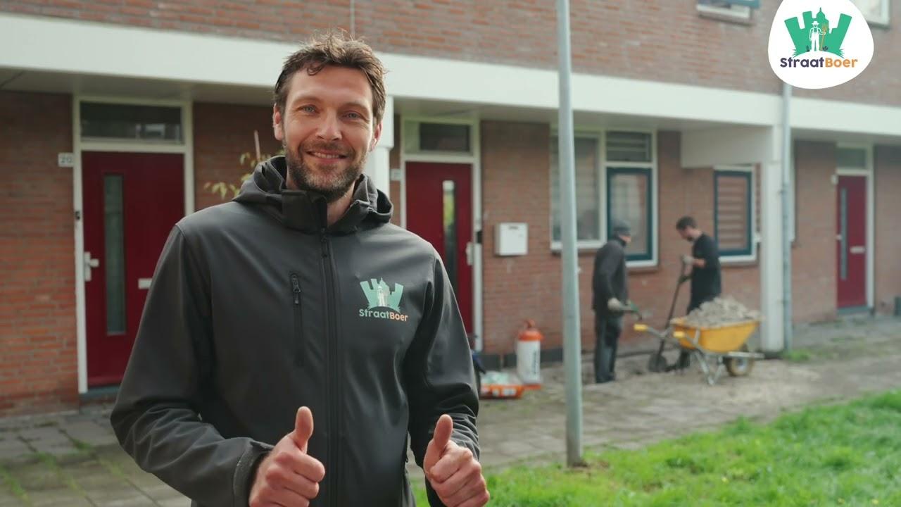 Samen met andere woningcorporaties vergroenen we versteende voortuinen in Groningen!